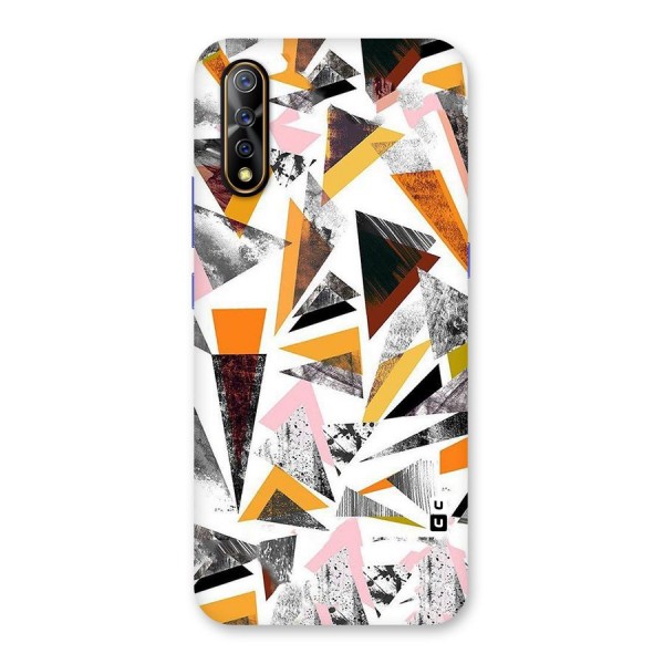 Abstract Sketchy Triangles Back Case for Vivo S1