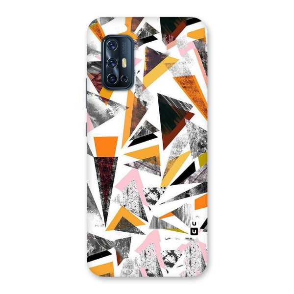 Abstract Sketchy Triangles Back Case for Vivo V17