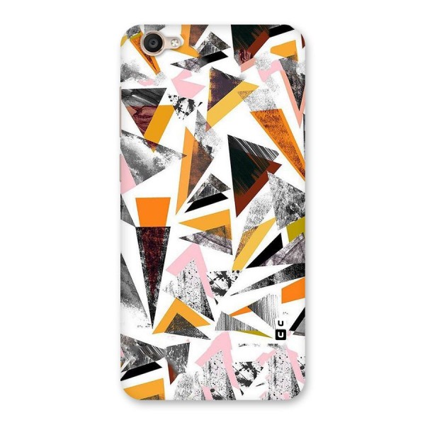 Abstract Sketchy Triangles Back Case for Vivo Y55s