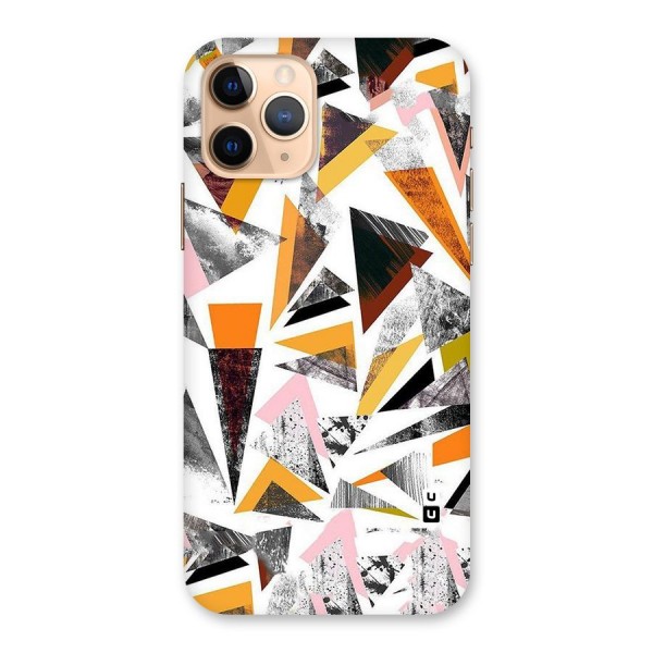 Abstract Sketchy Triangles Back Case for iPhone 11 Pro