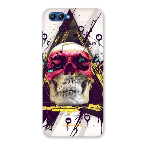 Abstract Skull Back Case for Honor View 10
