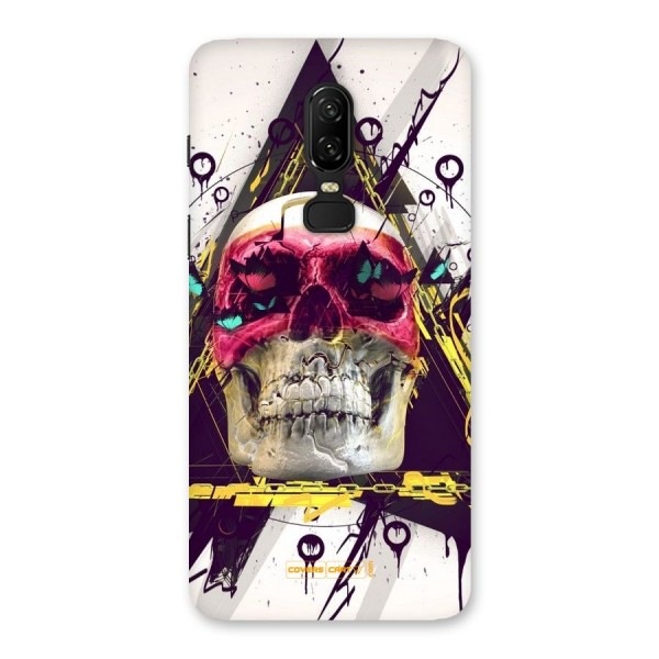 Abstract Skull Back Case for OnePlus 6