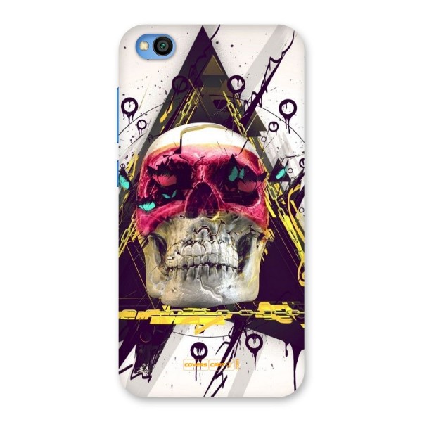 Abstract Skull Back Case for Redmi Go