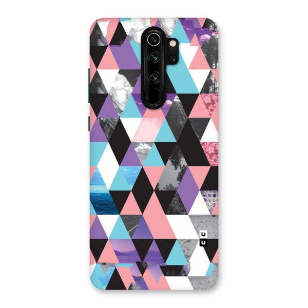 Abstract Splash Triangles Back Case for Redmi Note 8 Pro