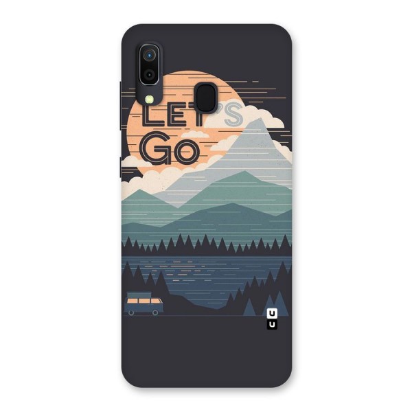 Abstract Travel Back Case for Galaxy A30
