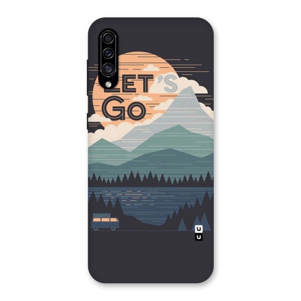 Abstract Travel Back Case for Galaxy A30s