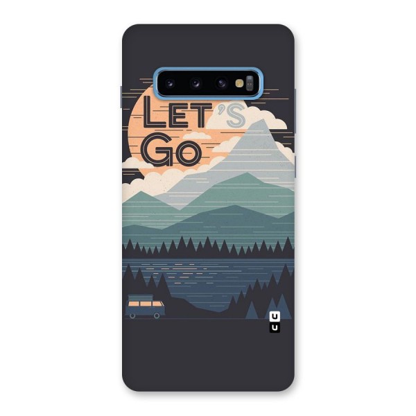 Abstract Travel Back Case for Galaxy S10 Plus