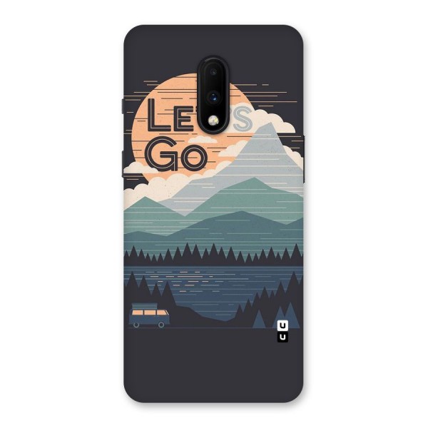 Abstract Travel Back Case for OnePlus 7