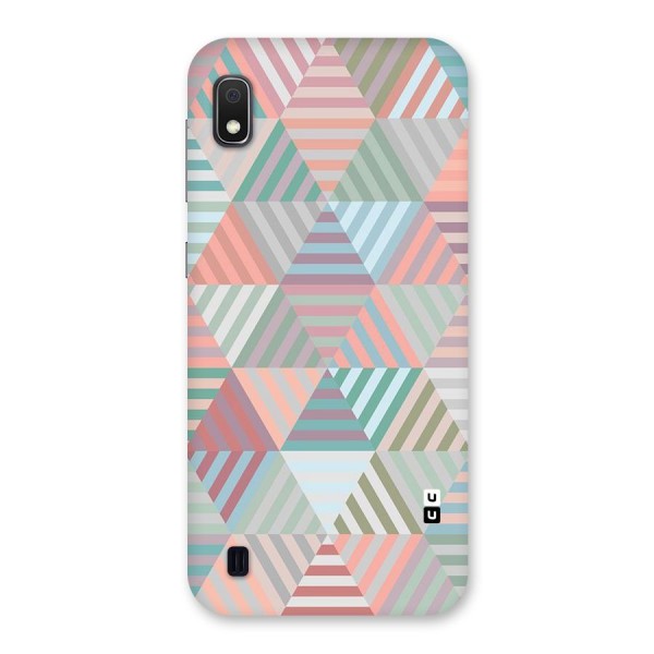 Abstract Triangle Lines Back Case for Galaxy A10