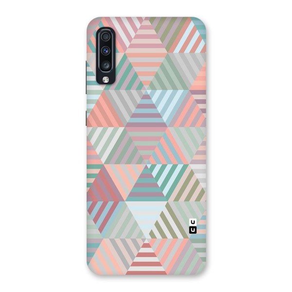 Abstract Triangle Lines Back Case for Galaxy A70
