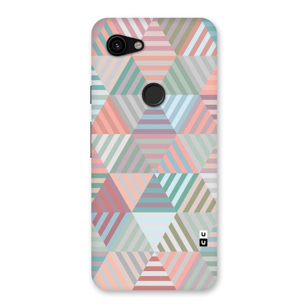 Abstract Triangle Lines Back Case for Google Pixel 3a
