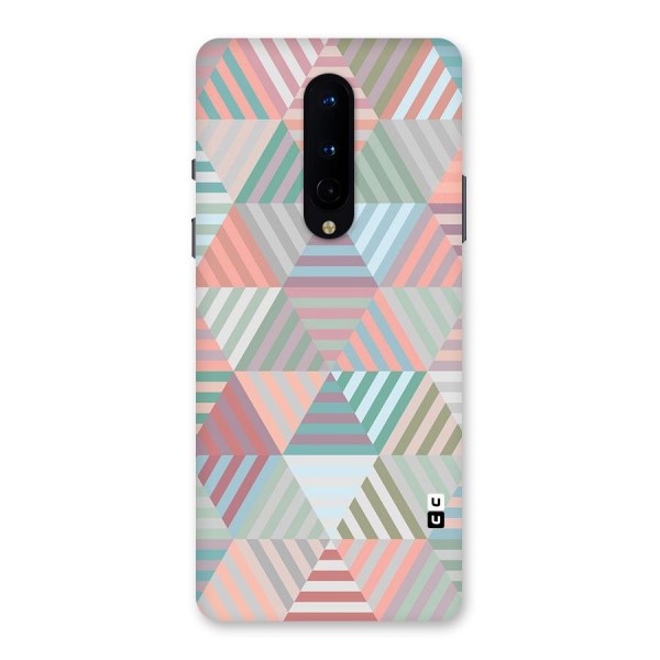 Abstract Triangle Lines Back Case for OnePlus 8