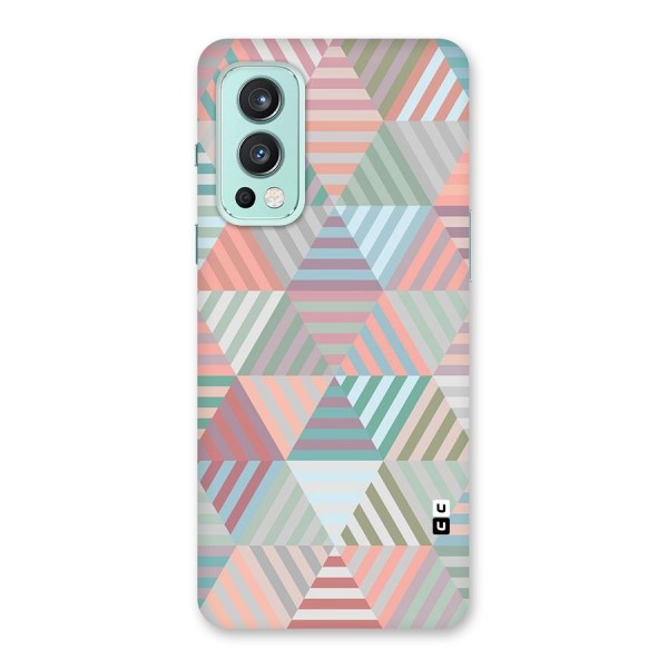 Abstract Triangle Lines Back Case for OnePlus Nord 2 5G