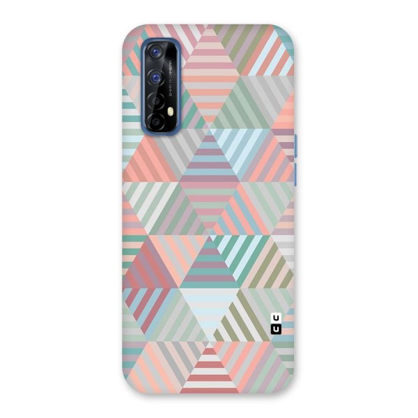 Abstract Triangle Lines Back Case for Realme 7