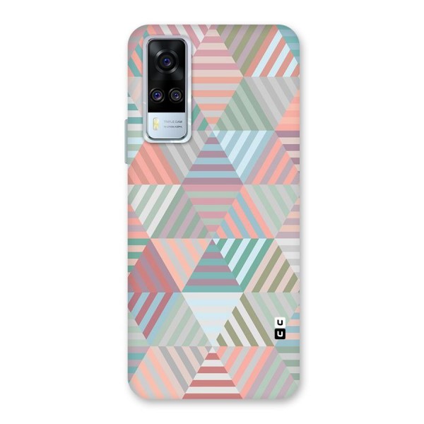 Abstract Triangle Lines Back Case for Vivo Y31