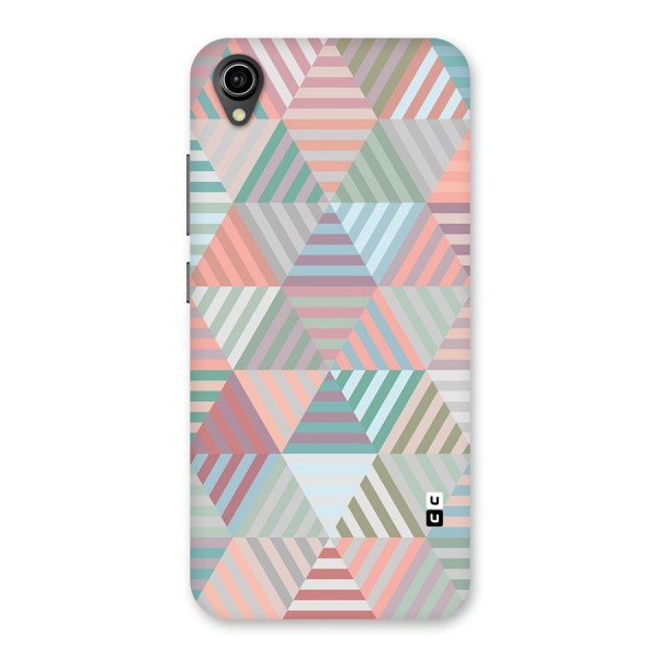 Abstract Triangle Lines Back Case for Vivo Y90