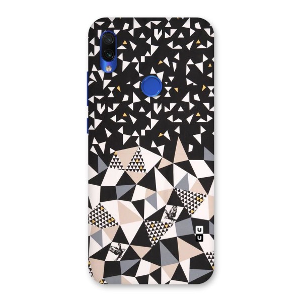Abstract Varied Triangles Back Case for Redmi Note 7S