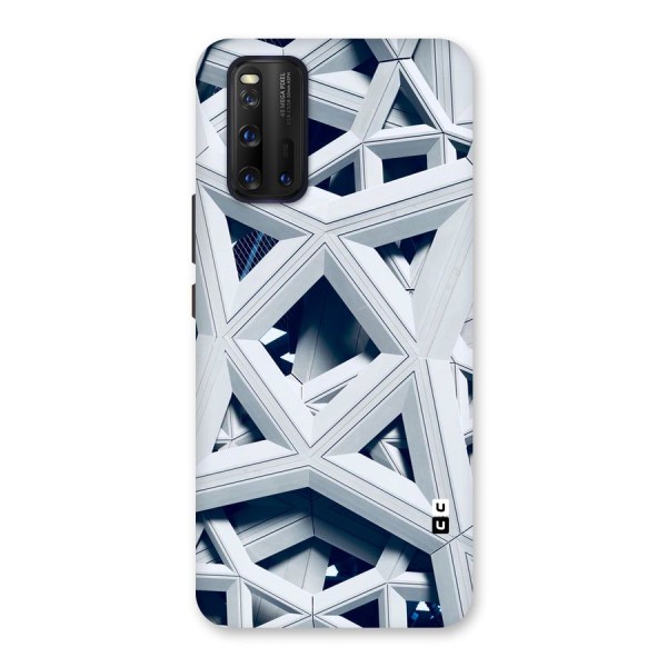 Abstract White Lines Back Case for Vivo iQOO 3