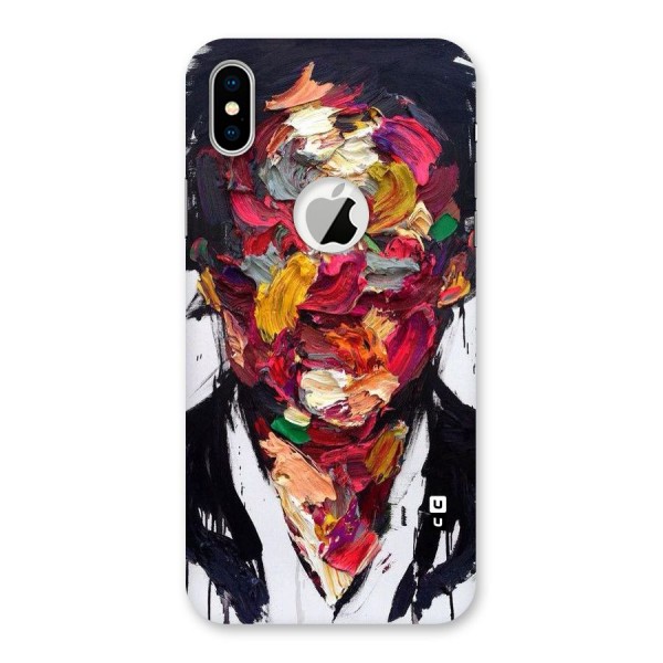 Acrylic Face Back Case for iPhone XS Logo Cut