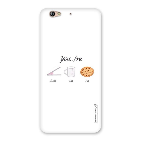 Acute Tea Pie Back Case for Gionee S6