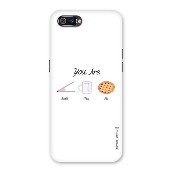 Acute Tea Pie Back Case for Realme C2