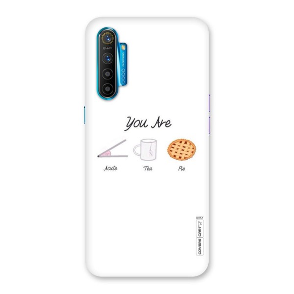 Acute Tea Pie Back Case for Realme XT