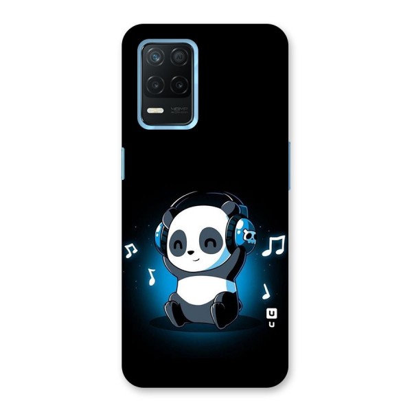 Adorable Panda Enjoying Music Back Case for Realme 8s 5G