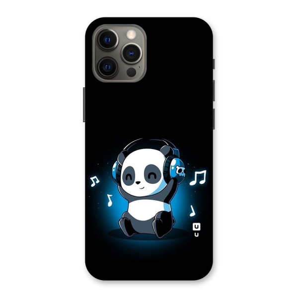 Adorable Panda Enjoying Music Back Case for iPhone 12 Pro Max