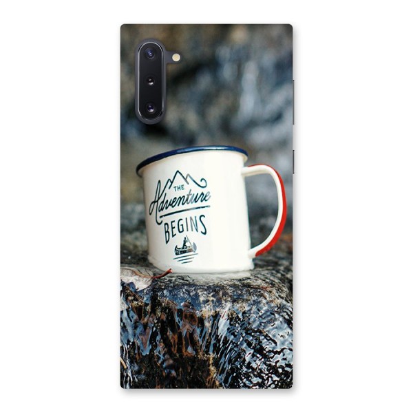 Adventure Begins Back Case for Galaxy Note 10