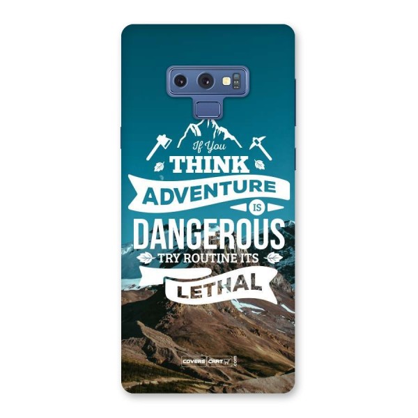 Adventure Dangerous Lethal Back Case for Galaxy Note 9