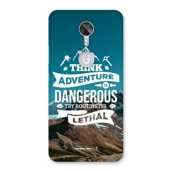 Adventure Dangerous Lethal Back Case for Gionee A1