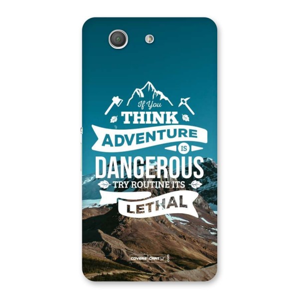 Adventure Dangerous Lethal Back Case for Xperia Z3 Compact
