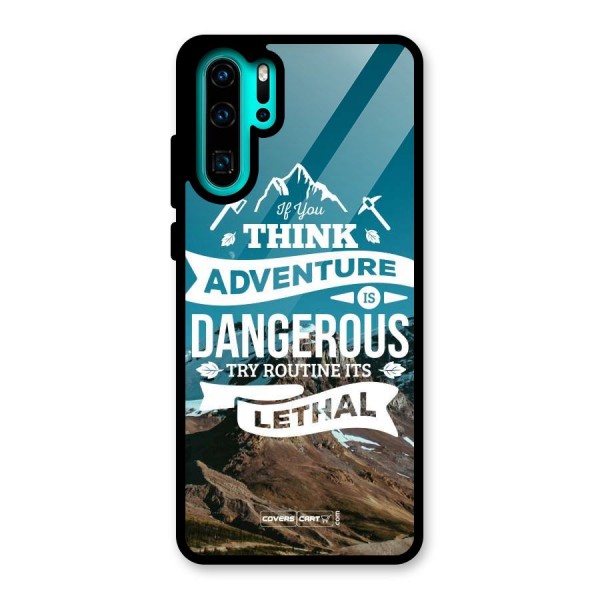Adventure Dangerous Lethal Glass Back Case for Huawei P30 Pro