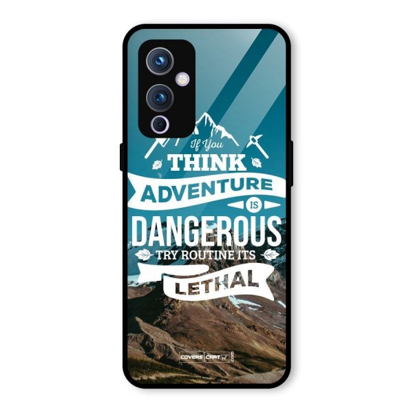 Adventure Dangerous Lethal Glass Back Case for OnePlus 9