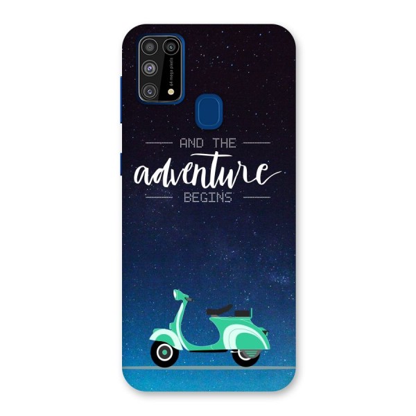 Adventure Scooter Back Case for Galaxy M31