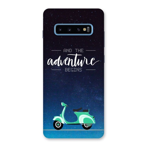 Adventure Scooter Back Case for Galaxy S10 Plus