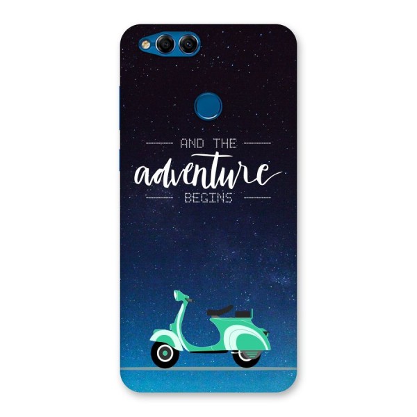 Adventure Scooter Back Case for Honor 7X
