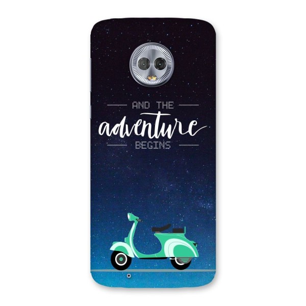 Adventure Scooter Back Case for Moto G6