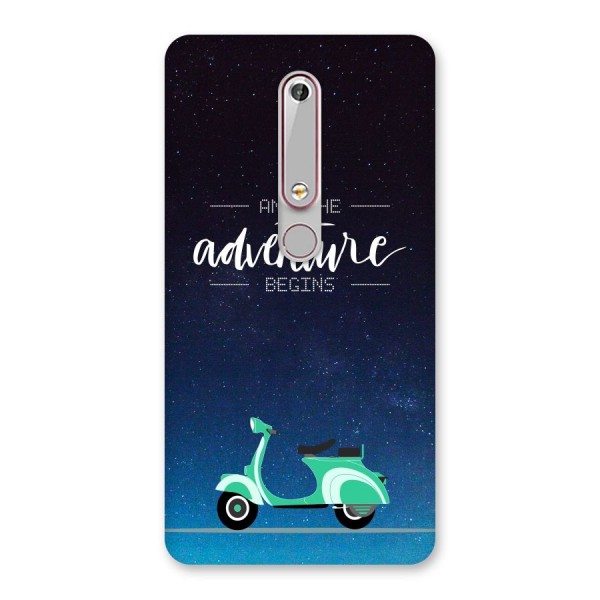 Adventure Scooter Back Case for Nokia 6.1