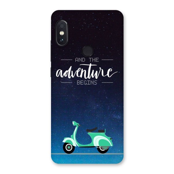 Adventure Scooter Back Case for Redmi Note 5 Pro