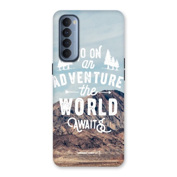 Adventure World Back Case for Reno4 Pro