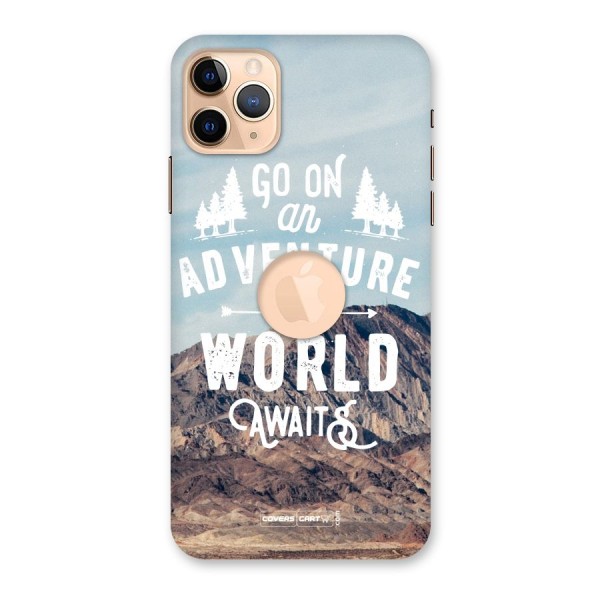 Adventure World Back Case for iPhone 11 Pro Max Logo Cut