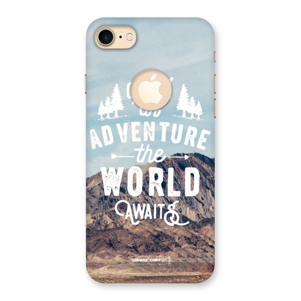 Adventure World Back Case for iPhone 7 Logo Cut