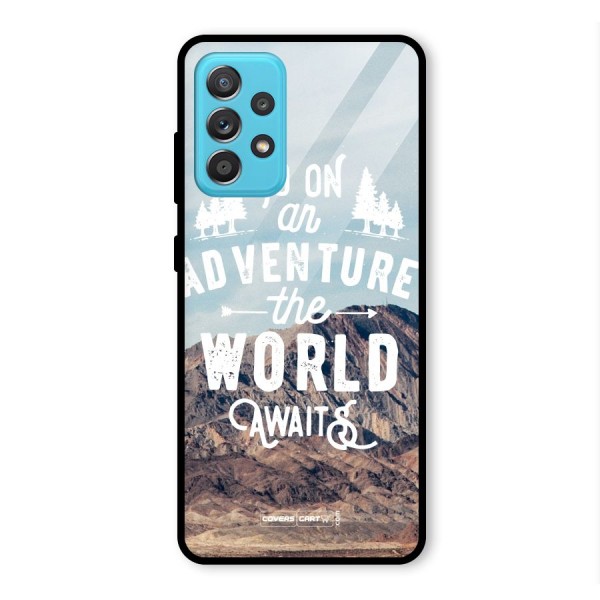 Adventure World Glass Back Case for Galaxy A52