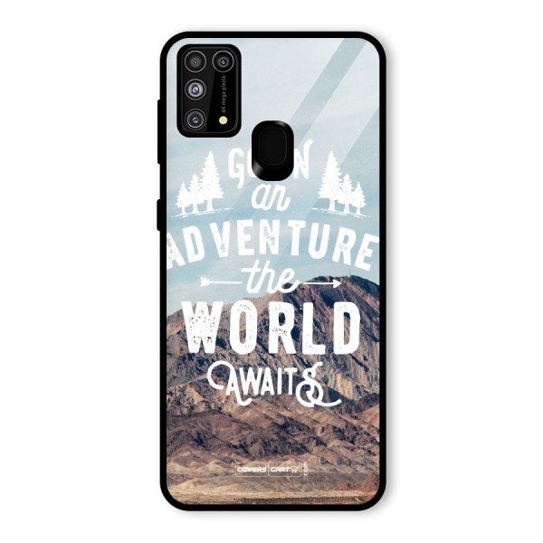 Adventure World Glass Back Case for Galaxy M31
