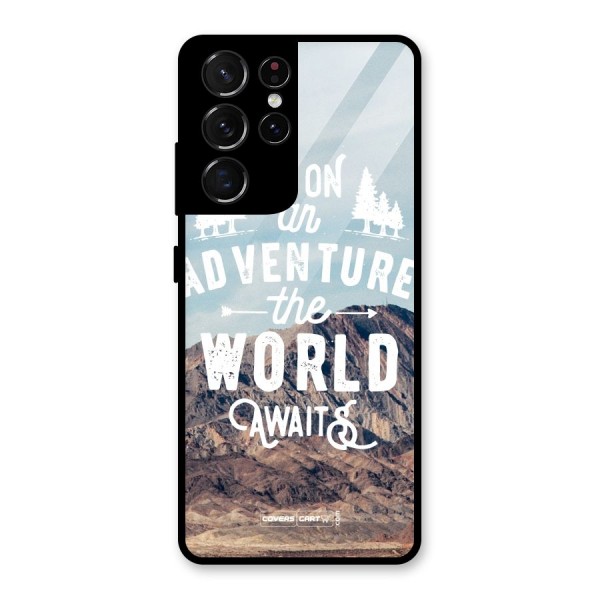 Adventure World Glass Back Case for Galaxy S21 Ultra 5G