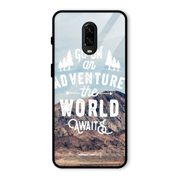Adventure World Glass Back Case for OnePlus 6T