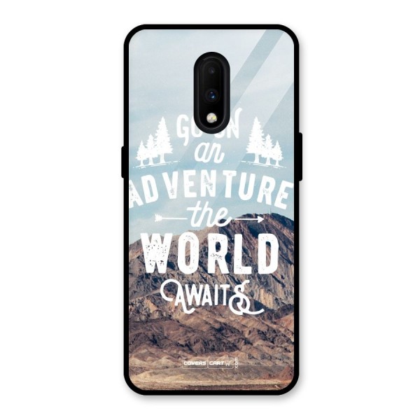 Adventure World Glass Back Case for OnePlus 7