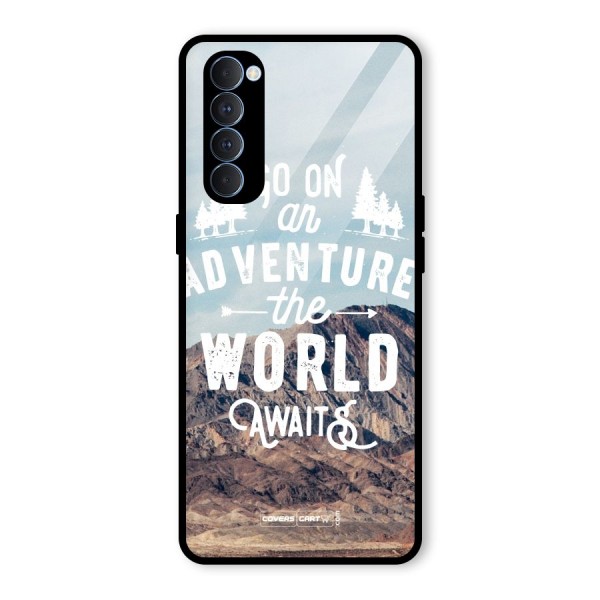 Adventure World Glass Back Case for Oppo Reno4 Pro