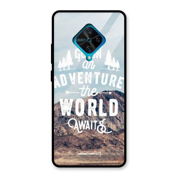 Adventure World Glass Back Case for Vivo S1 Pro